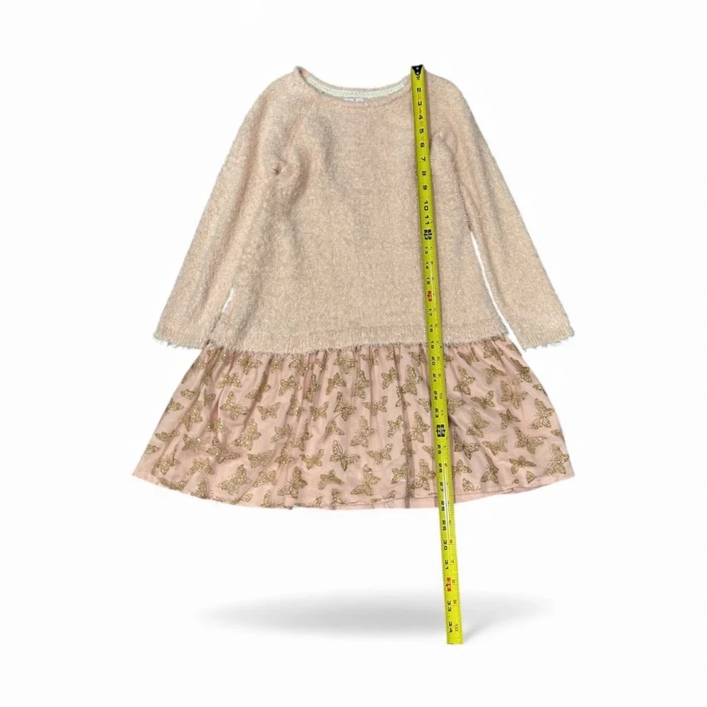 Laura Ashley Girls' Pink and Cream Dress - Picture 2 of 4